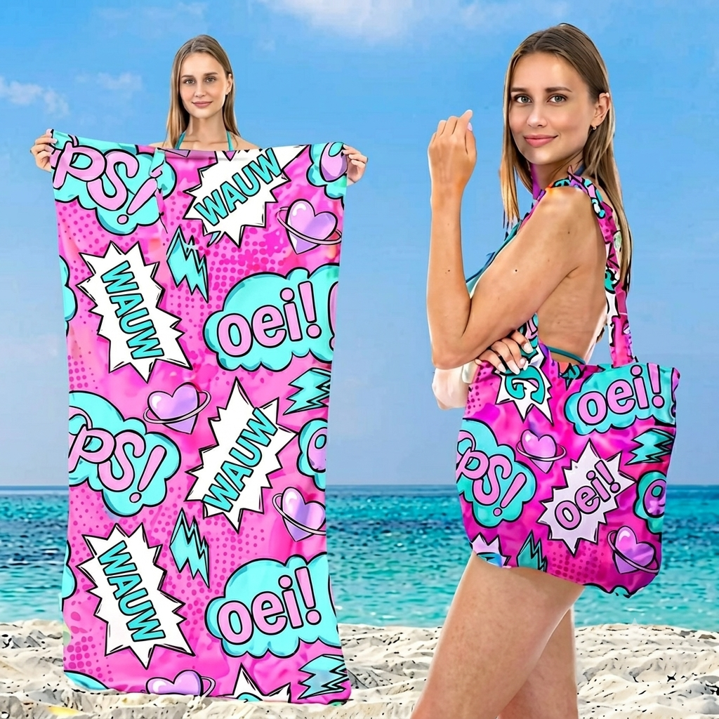 SunSandify – De ultieme 2-in-1 strandgenoot