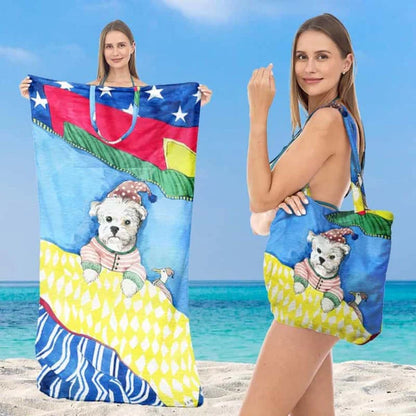 SunSandify – De ultieme 2-in-1 strandgenoot