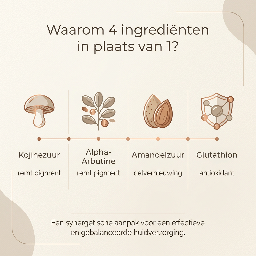Waarom 4 ingredienten in plaats van 1