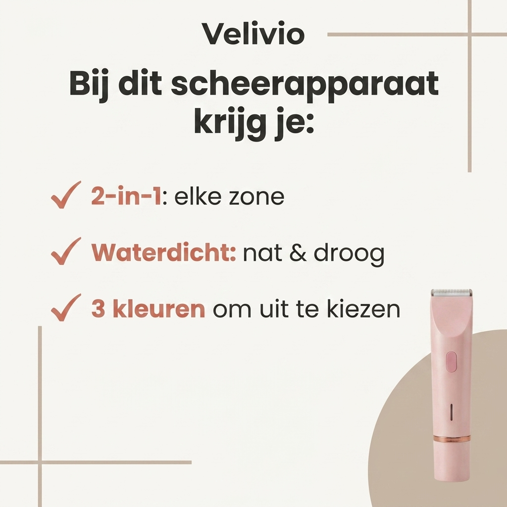 Bij dit scheerapparaat krijg je - checklist