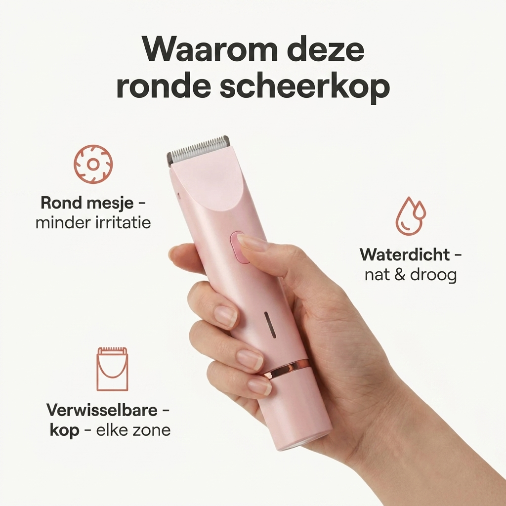 Waarom deze ronde scheerkop - features