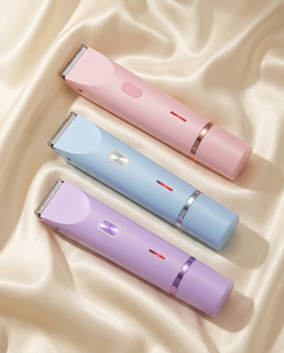 3 kleuren - roze, blauw, lila